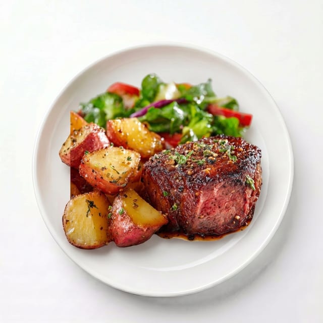 Filet Mignon Steak Dinner.